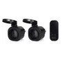 Smartwares Set de Mini Enchufes para Exterior SH4-99653 Negro