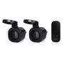 Smartwares Set de Mini Enchufes para Exterior SH4-99653 Negro