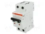 ABB S200 S202-C25 Interruptor magnetotérmico 2 polos 25A 6kA