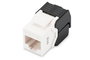 Digitus CAT 6 Keystone Jack RJ45, sin blindaje, instalación sin herramientas, codificado por colores