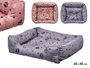 Mascow Cuna para Mascota Rectangular Gris y Marron 60x50 cm (Set de 6)