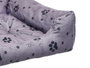 Mascow Cuna para Mascota Rectangular Gris y Marron 60x50 cm (Set de 6)