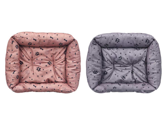 Mascow Cuna para Mascota Rectangular Gris y Marron 60x50 cm (Set de 6)