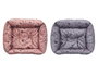 Mascow Cuna para Mascota Rectangular Gris y Marron 60x50 cm (Set de 6)