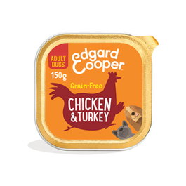 Edgard Cooper EC Canine Adult Pollo y Pavo Tarrina 11x150g