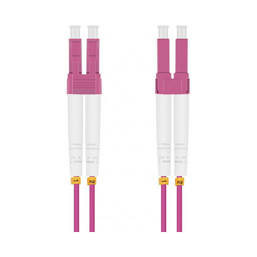 Helos Cable de patch de fibra óptica LC Multi-Mode a LC Multi-Mode 1,5 m OM4 Erikaviolett Helos Cable de patch de fibra óptica LC Multi-Mode a LC Multi-Mode 1,5 m OM4 Erikaviolett