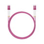 Helos Cable de patch de fibra óptica LC Multi-Mode a LC Multi-Mode 1,5 m OM4 Erikaviolett