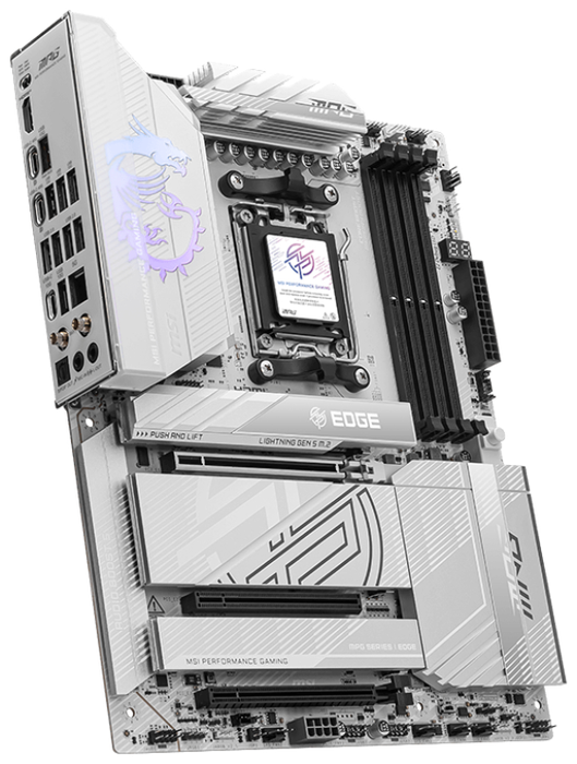 MSI MPG X870E EDGE TI WiFi Placa Base AMD X870E Zócalo AM5 ATX DDR5 Wifi 7 MSI MPG X870E EDGE TI WiFi Placa Base AMD X870E Zócalo AM5 ATX DDR5 Wifi 7