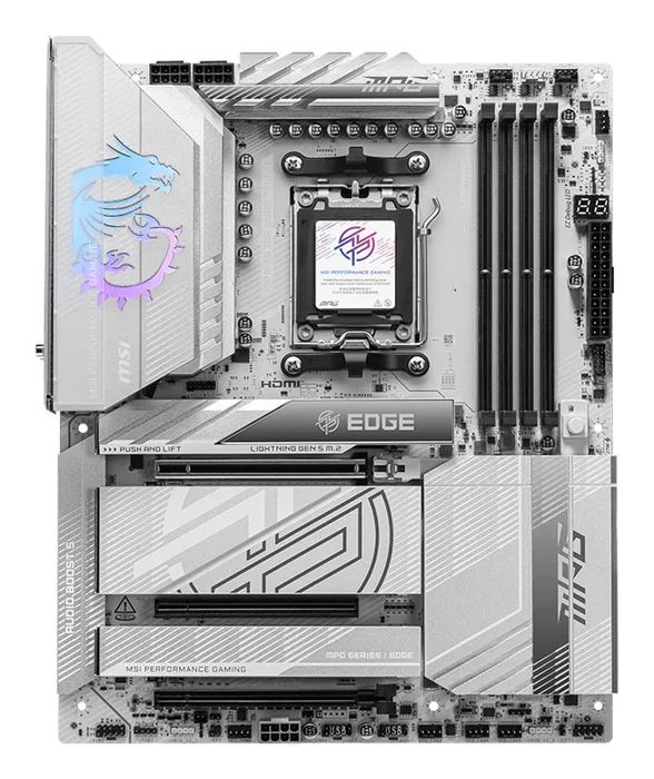 MSI MPG X870E EDGE TI WIFI ATX Blanco