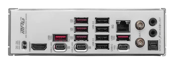 MSI MPG X870E EDGE TI WIFI ATX Blanco