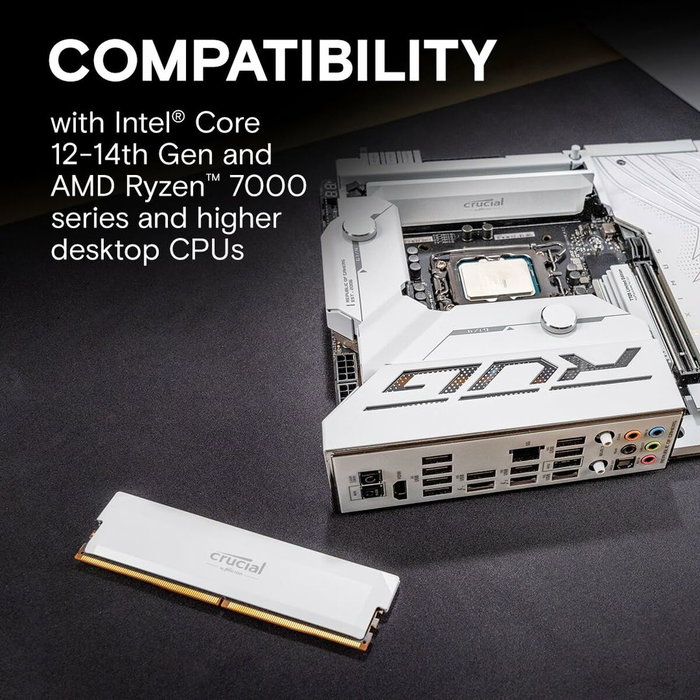 Crucial Pro CP2K16G60C36U5W 32 GB (2 x 16 GB) DDR5 6000 MHz Crucial Pro CP2K16G60C36U5W 32 GB (2 x 16 GB) DDR5 6000 MHz
