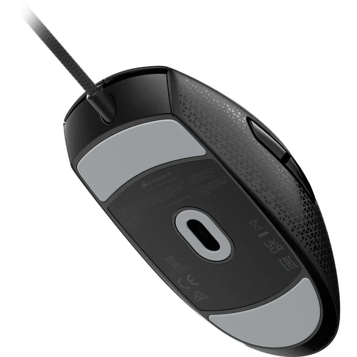 Corsair M55 Gaming CH-930F000-WW - Ratón Óptico de 16000 DPI, 55g Ligero, con Cable USB, 6 Botones Programables, para Mano Derecha, Negro