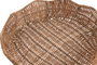 DKD Home Decor Set de 2 Centro de Mesa Ratan y Metal Natural