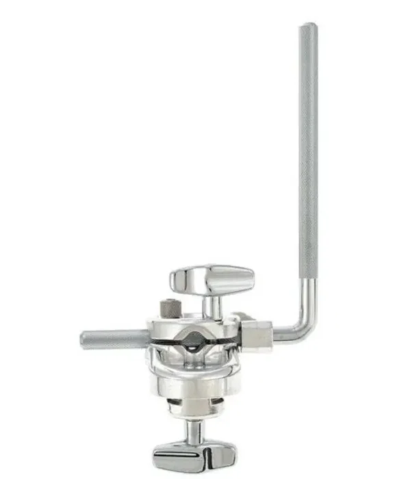 Pearl Abrazadera de Montaje Cencerro W/"L" para Aro de Bombo con Varilla Ajustable y Protectores de Goma