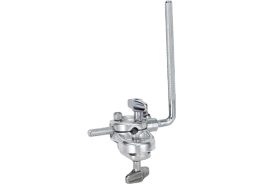 Pearl Abrazadera de Montaje Cencerro W/"L" para Aro de Bombo con Varilla Ajustable y Protectores de Goma