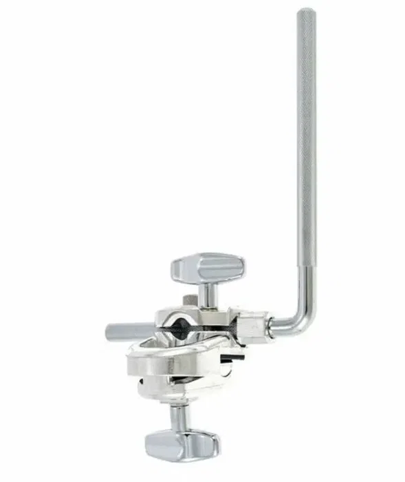 Pearl Abrazadera de Montaje Cencerro W/"L" para Aro de Bombo con Varilla Ajustable y Protectores de Goma