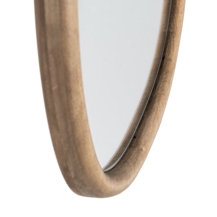 Ixia Espejo Natural Madera Decoración 38,50 x 3 x 62 cm