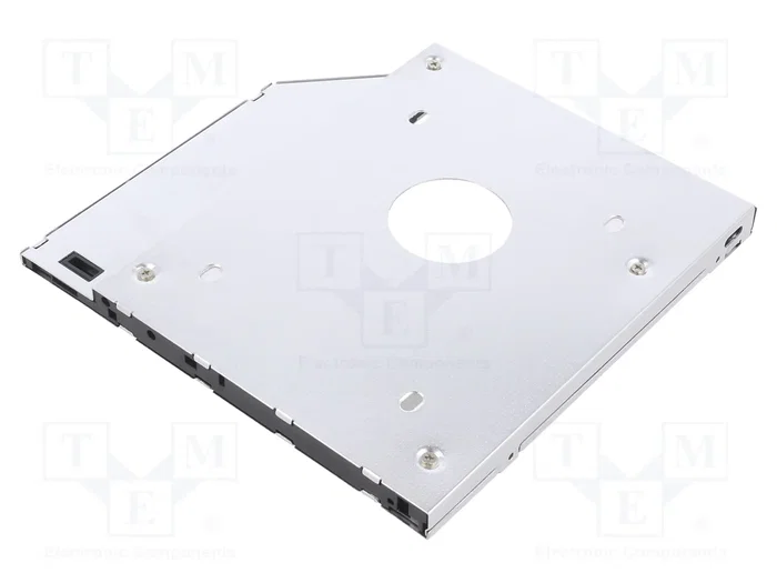 QOLTEC Carcasa de disco 2,5 pulgadas Aluminio Negro