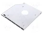 QOLTEC Carcasa de disco 2,5 pulgadas Aluminio Negro