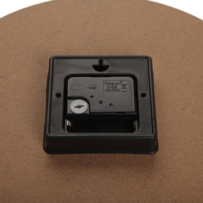 Reloj de Pared Versa Flores Madera 4 x 30 x 30 cm