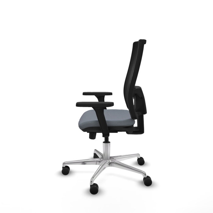 PIQUERAS Y CRESPO Silla de oficina Horna Gris con Brazos 3D