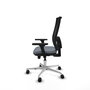 PIQUERAS Y CRESPO Silla de oficina Horna Gris con Brazos 3D
