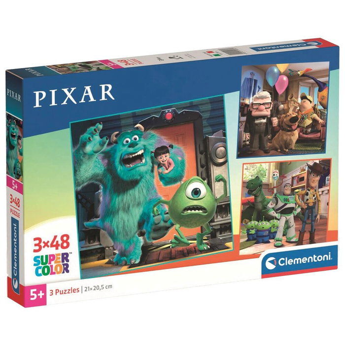 Clementoni Rompecabezas Disney Pixar 3x48 piezas Clementoni Rompecabezas Disney Pixar 3x48 piezas