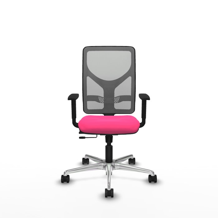 PIQUERAS Y CRESPO Silla de oficina Motilla Rosa y Gris PIQUERAS Y CRESPO Silla de oficina Motilla Rosa y Gris