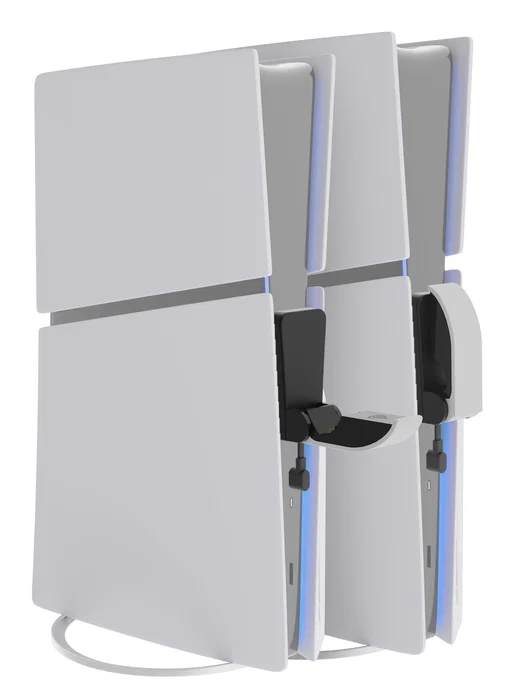 GENESIS Tin 305 Cargador Plegable para Controladores DualSense y DualSense Edge de PlayStation 5 (PS5 Slim) - Color Blanco y Negro GENESIS Tin 305 Cargador Plegable para Controladores DualSense y DualSense Edge de PlayStation 5 (PS5 Slim) - Color Blanco y Negro