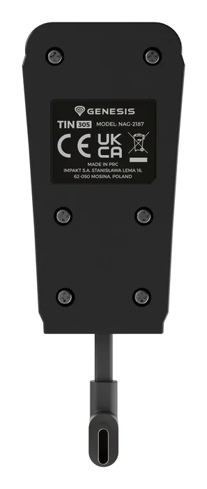 GENESIS Tin 305 Cargador Plegable para Controladores DualSense y DualSense Edge de PlayStation 5 (PS5 Slim) - Color Blanco y Negro GENESIS Tin 305 Cargador Plegable para Controladores DualSense y DualSense Edge de PlayStation 5 (PS5 Slim) - Color Blanco y Negro