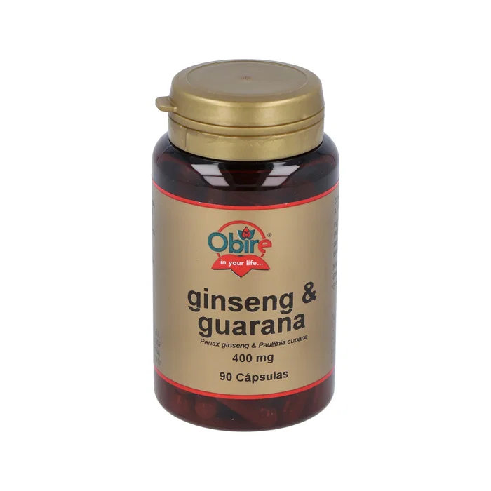 OBIRE Ginseng y Guaraná 400 mg 90 cápsulas OBIRE Ginseng y Guaraná 400 mg 90 cápsulas