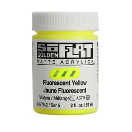 Golden SoFlat Colores Acrílicos Fluorsct. Amarillo 59 ml