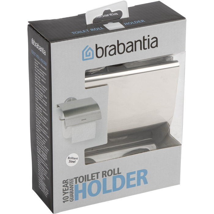 Brabantia Portarrollos de Papel Higiénico Brilliant Steel Plata Brabantia Portarrollos de Papel Higiénico Brilliant Steel Plata