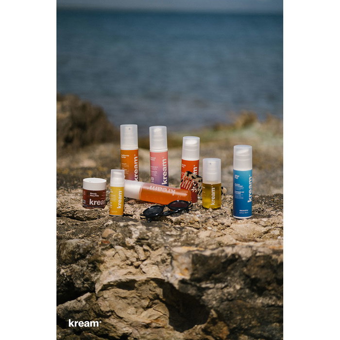KREAM TROPICAL BREEZE Aceite Seco Protector Solar SPF50+ Spray 200 ml - Protección Alta UVA/UVB, Resistente Agua, Para Pieles Sensibles