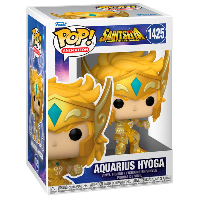 Funko Figura POP! Saint Seiya Knights of the Zodiac Aquarius Hyoga Vinilo 9cm Funko Figura POP! Saint Seiya Knights of the Zodiac Aquarius Hyoga Vinilo 9cm