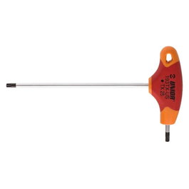Unior Llave Torx TX15 con mango en T - Acero cromado Vanadium Premium, 19g