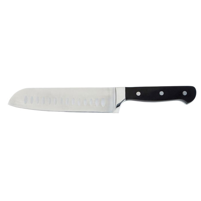 Cuchillo Santoku Acero Inoxidable Inox Chef Black Quid Professional 18 cm (36 Unidades) Cuchillo Santoku Acero Inoxidable Inox Chef Black Quid Professional 18 cm (36 Unidades)