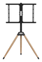 GEMBIRD Soporte para TV TVS-75ST-01 de hasta 190,5 cm (75'') Negro, Madera