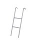 Ociotrends Escalera para trampolines hasta 10' Plata