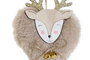 DKD Home Decor Decoración Colgante de Madera Reno Surtido de 2, 11x4x12 cm
