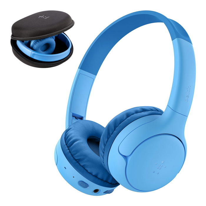 Belkin Soundform Mini 2 Wireless OnEar+Case Kid.bl. AUD012hqBLCS Azul Belkin Soundform Mini 2 Wireless OnEar+Case Kid.bl. AUD012hqBLCS Azul