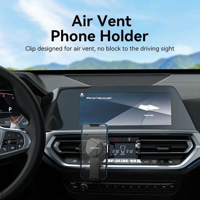 Vention Soporte de Smartphone para Coche KCSB0 Negro