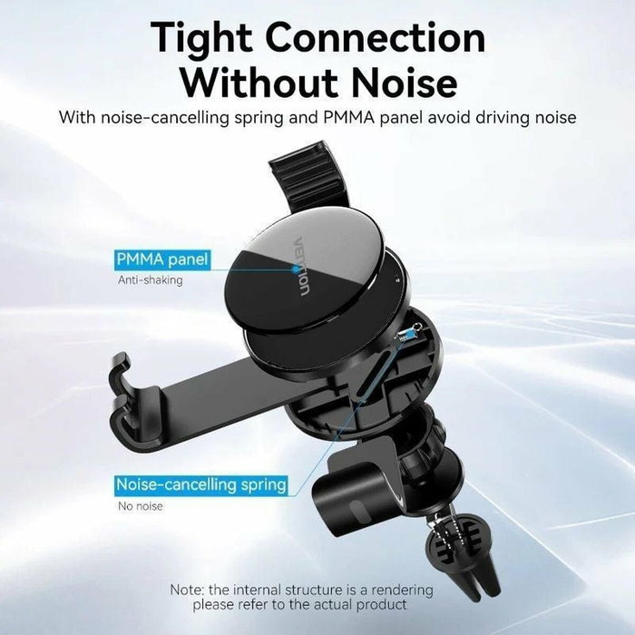 Vention Soporte de Smartphone para Coche KCSB0 Negro