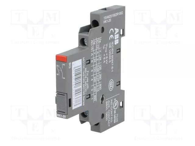 ABB Contactos auxiliares NO x2 lateral