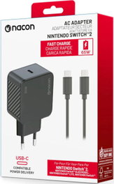 Nacon Adaptador de Corriente AC para Switch, OLED, Lite, Móvil, PC y Mac