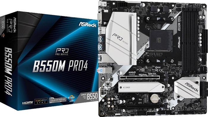 ASRock B550M PRO4 micro ATX AMD B550 AM4