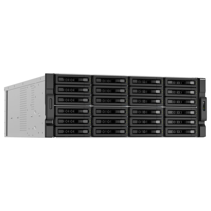 QNAP TS-h3087XU-RP-E2378-64G - NAS Rackmontaje 4U, 30 Bahías, Intel Xeon E-2378 8-Core 2.6 GHz, 64 GB DDR4 ECC, 4x LAN 2.5GbE, QuTS hero, para Grandes Empresas
