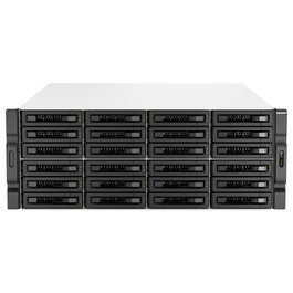 QNAP TS-h3087XU-RP-E2378-64G - NAS Rackmontaje 4U, 30 Bahías, Intel Xeon E-2378 8-Core 2.6 GHz, 64 GB DDR4 ECC, 4x LAN 2.5GbE, QuTS hero, para Grandes Empresas