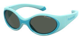 Polaroid PLD-8037-S-MVU-M9 Gafas de Sol Infantiles Azules