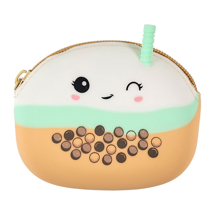 The Concept Factory Monedero Silicona Kawaii Colección Panda, Bubble Tea, Zorro, Malvavisco